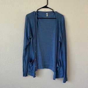 American Apparel light blue cardigan